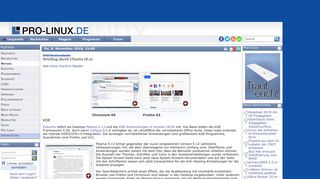 
                            8. Streifzug durch Ubuntu 18.10 - KDE - Pro-Linux