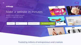 
                            9. Strikingly: How To Make a Website – Free Website Builder