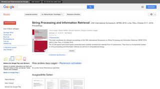 
                            12. String Processing and Information Retrieval: 25th International ...
