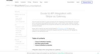 
                            10. Stripe Gateway Integration Guide & Documentation | Riskified