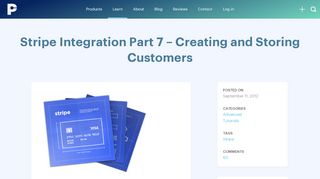 
                            7. Stripe Integration Part 7 - Creating and Storing Customers - Pippins ...