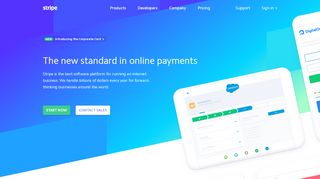 
                            8. Stripe - Online payment processing for internet businesses