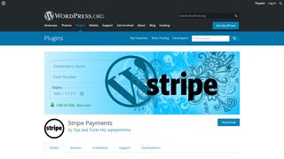 
                            6. Stripe Payments | WordPress.org