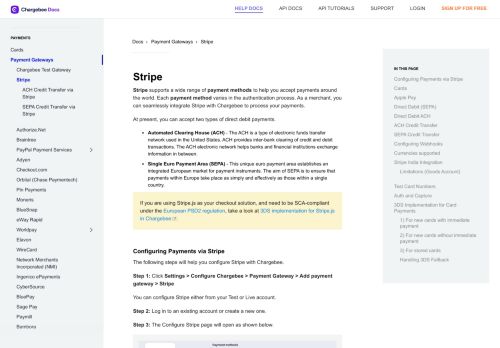 
                            8. Stripe: Stripe & Chargebee - Chargebee Docs