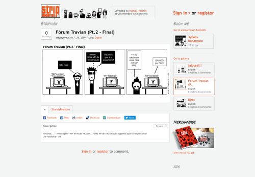 
                            8. Stripgenerator.com - Fórum Travian (Pt.2 - Final)