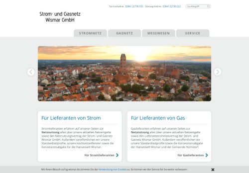 
                            4. Strom- und Gasnetz Wismar GmbH: Startseite