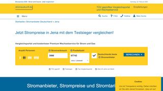 
                            13. Stromanbieter Jena 2019 - Strompreise vergleichen - Stromauskunft