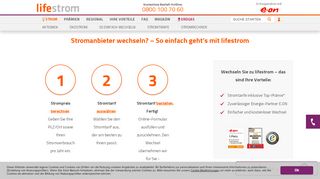 
                            2. Stromanbieter wechseln: Jetzt einfach in 3 Schritten zu lifestrom ...