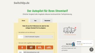 
                            2. Stromanbieter wechseln - SwitchUp