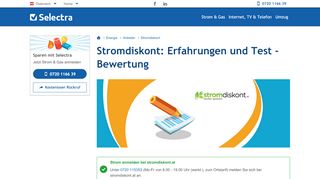 
                            5. Stromdiskont: Erfahrungen und Test - Bewertung - Selectra Österreich