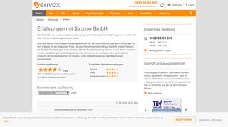 
                            4. Stromio: Meinungen, Erfahrungen, Bewertungen - Verivox