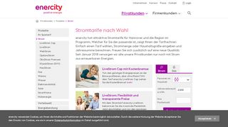 
                            5. Stromtarife nach Wahl - enercity