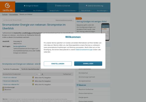 
                            4. Stromtarife von Energie von nebenan - eine Marke der Stadtwerke ...