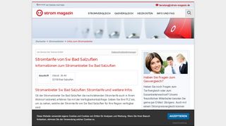 
                            13. Stromtarife von Stadtwerke Bad Salzuflen GmbH | Strom-Magazin.de