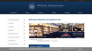 
                            5. Strona główna - WZ UW - Uniwersytet Warszawski