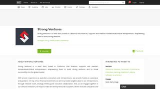 
                            8. Strong Ventures | e27 Investor