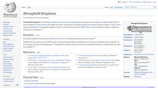 
                            9. Stronghold Kingdoms - Wikipedia