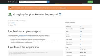 
                            11. strongloop/loopback-example-passport - Libraries.io