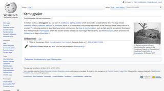 
                            11. Strongpoint - Wikipedia