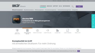 
                            7. Strukturierte Ablage I docma MM - führendes Mängelmanagement