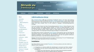
                            6. Strunk.eu » LBB-Kreditkarten-Skript