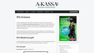 
                            12. STs A-kassa | A-kassa.me