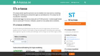 
                            8. STs a-kassa - För statliga arbetare och landstingsanställda