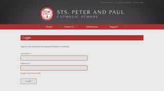 
                            11. Sts. Peter and Paul Catholic School - Login