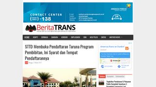 
                            4. STTD Membuka Pendaftaran Taruna Program Pembibitan, Ini Syarat ...