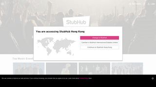 
                            7. StubHub Hong Kong: Buy and sell your tickets