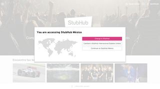 
                            5. StubHub México: Compra y vende tus boletos