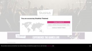 
                            7. StubHub Thailand: Buy and sell your tickets