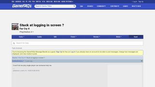 
                            4. Stuck at logging in screen ? - Far Cry 4 Message Board for PlayStation ...