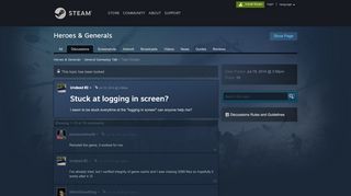
                            2. Stuck at logging in screen? :: Heroes & Generals General Gameplay ...