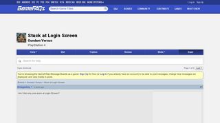 
                            2. Stuck at Login Screen - Gundam Versus Message Board for ...