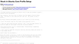 
                            3. Stuck in Ubuntu Core Profile Setup - Ubuntu Mailing Lists