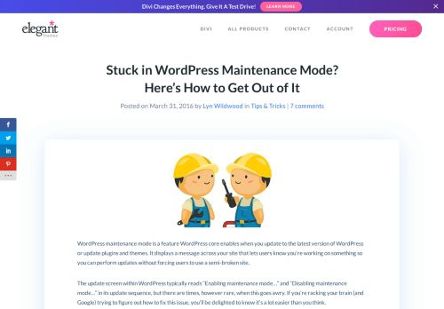 
                            3. Stuck in WordPress Maintenance Mode? Here's How to Get Out of It ...
