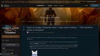 
                            4. Stuck on League of legends client 