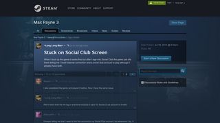 
                            9. Stuck on Social Club Screen :: Max Payne 3 General ...