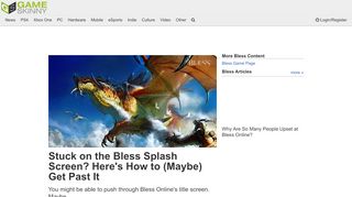 
                            5. Stuck on the Bless Splash Screen? Here's How to (Maybe) Get Past It ...