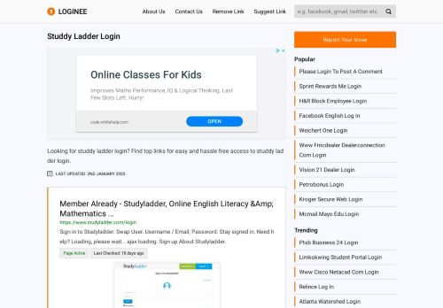 
                            8. Studdy Ladder Login
