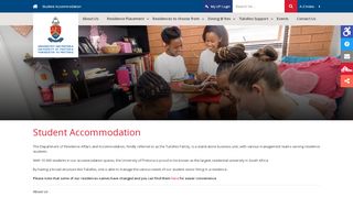 
                            6. Student Accommodation | University of Pretoria