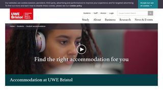 
                            2. Student accommodation - UWE Bristol: Student accommodation