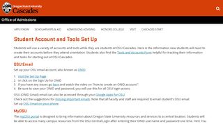 
                            6. Student Account and Tools Set Up | Oregon State University ...