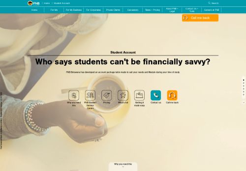 
                            5. Student Account - Bank Accounts - FNB - FNB Botswana