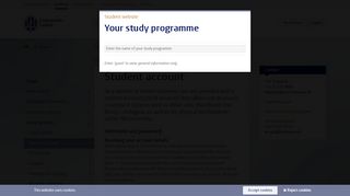 
                            4. Student account - Leiden University