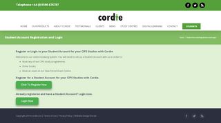
                            10. Student Account Registration and Login | Cordie Ltd - UK Business ...