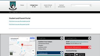 
                            12. Student and Parent Portal - Southern Cross Campus