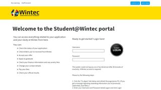 
                            2. Student at Wintec - the Student@Wintec portal