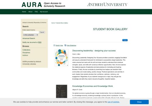 
                            11. Student Book Gallery | Antioch University